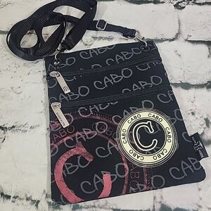 Robin Ruth Cabo San Lucas Black Cross Body Bag Purse